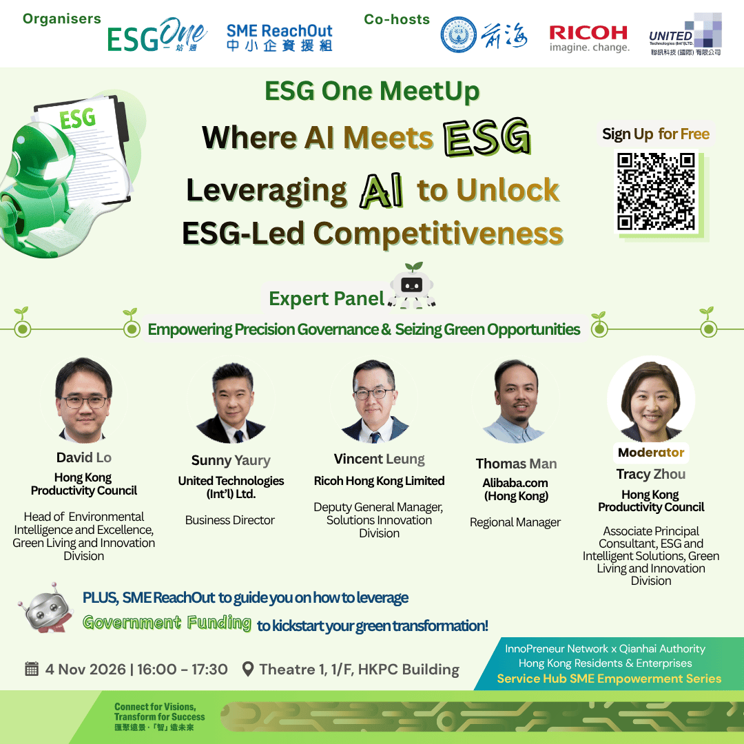 ESG One MeetUP - Where AI Meets ESG: Leveraging AI to Unlock ESG‑Led Competitiveness_KV