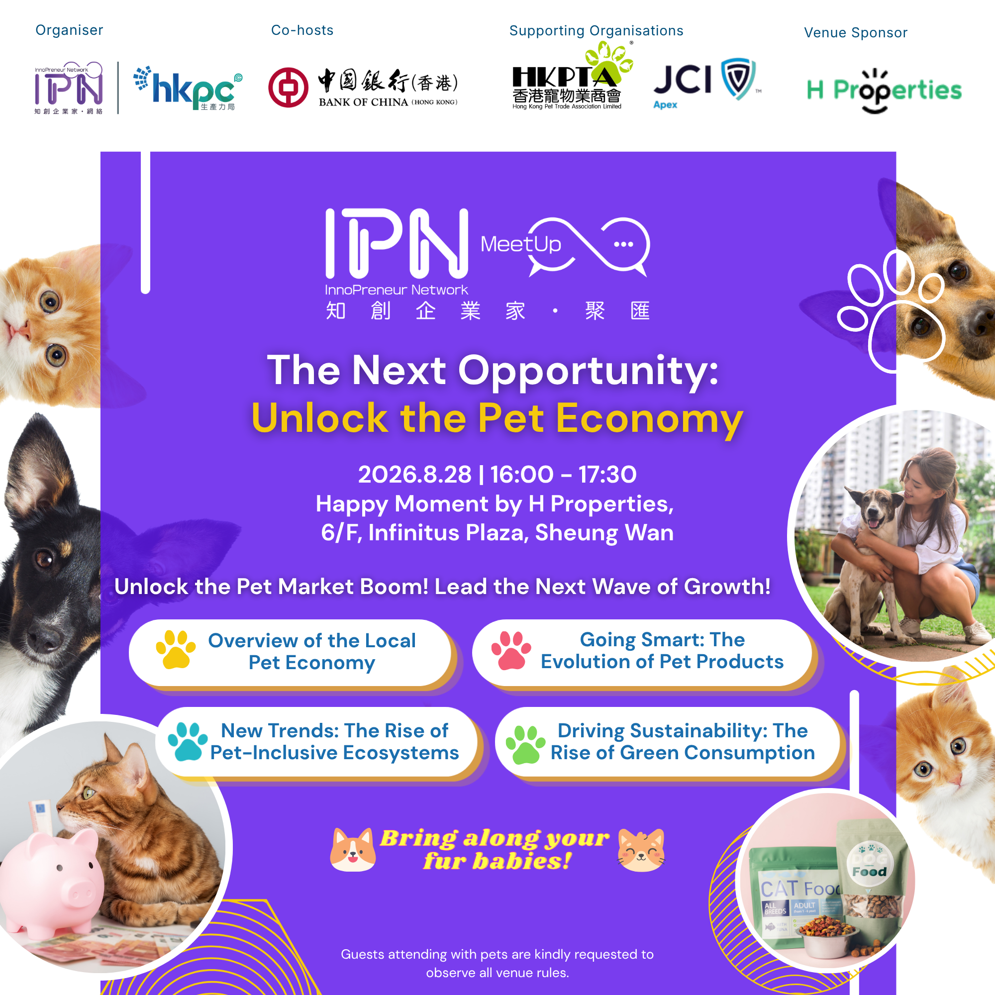 InnoPreneur MeetUp E-Commerce The Next Opportunity Unlock the Pet Economy - KV